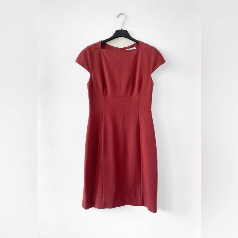 MM Lafleur Cap Sleeve Dress - Dusty Red